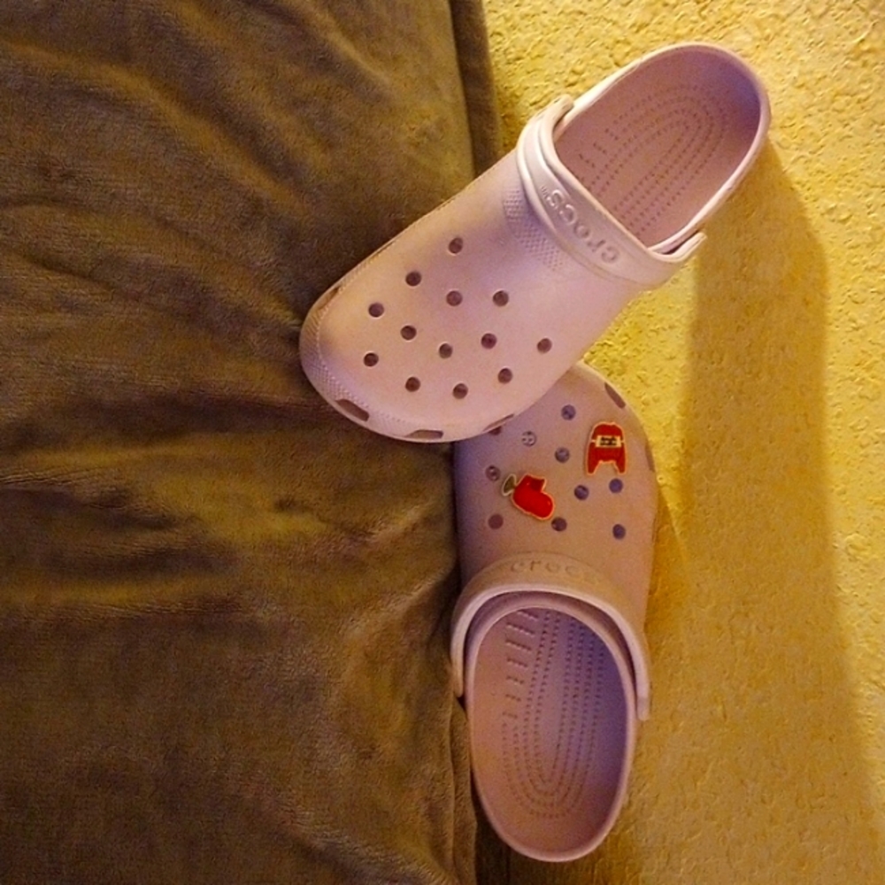 Light purple Crocs Men or Women shoes